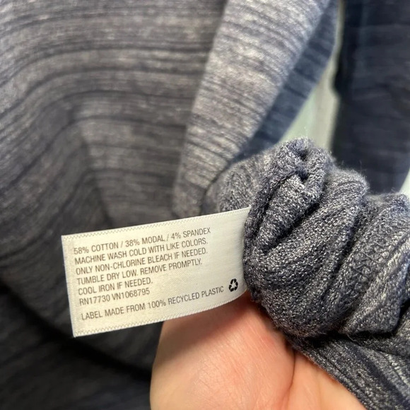 Merona Marled Cowl Neck Sweater Dress L - Picture 6 of 9